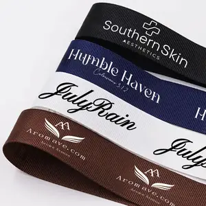 Custom Printed Logo Satin Ribbon