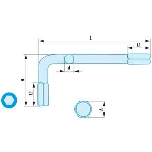 FACOM - 82H.12SR Clés métriques anti-étincelles-Clés hexagonales EAN 3148518701969, CLÉS À CROCHET ET CLÉS À DOUILLE - Product Image 2