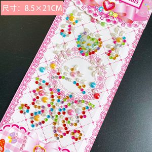 Autocollants créatifs en papier <span class=keywords><strong>pour</strong></span> filles, avec pierres précieuses, cristaux et diamants, modernes et simples, <span class=keywords><strong>pour</strong></span> récompenses de maternelle et décoration DIY - Product Image 6