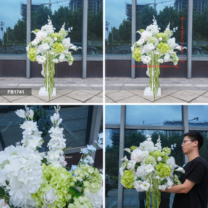 Handmade New Simulation Flower ball Elegant Dining <b>Table</b> Background Wedding Window Arrangement Artificial Flowers - Product Image 3