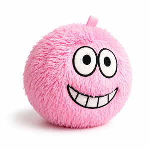 Pallina Morbida e Pelosa con Faccina Divertente, Giocattolo Sensoriale Imbottito Sicuro e Resistente per Bambini, Regalo Perfetto per Compleanni e Viaggi - Product Image 2