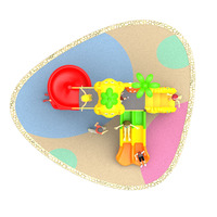 Usine énorme Mini personnalisé Jungle Gym équipement de terrain de jeu extérieur à vendre garderies arrière-cour enfants d'âge préscolaire maternelle