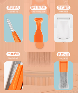 Kit de nettoyage électronique <span class=keywords><strong>HelloWorld</strong></span> haut de gamme 11 en 1 pour ordinateur portable, téléphone, clavier, écran, kit de nettoyage 7 en 1 - Product Image 6
