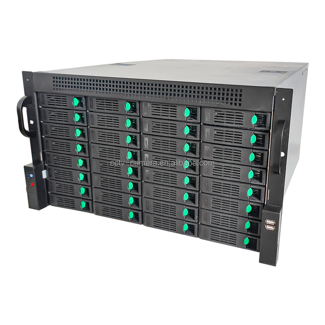Large Channel Network Video Recorder 196 Channel 32 SATA HDD Slot Professional Project 4K Network Server NVR with Raid