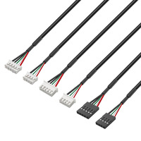USB-A-Stecker auf PH2.0 / XH2.54 Dupont 4P 5P Anschlusskabel, Internes Datenkabel für Touchscreen-Module