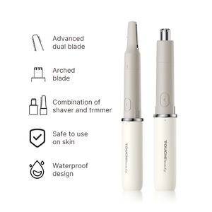 TOUCHBeauty Hot 2 in 1 Waterproof Electric <strong>Lady</strong> Shaver <strong>Nose</strong> Ear Eyebrow <strong>Hair</strong> <strong>Trimmer</strong> - Product Image 2