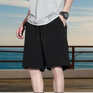 Summer Ice Feel Quick Drying Breathable Polyester Shorts Men's Jogger Thin Loose Shorts