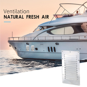Couvercle d'aération en acier inoxydable, panneau à persiennes de 5x9 pouces pour le flux d'air d'échappement des bateaux et des camping-cars - Product Image 3