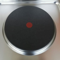 Peralatan Dapur Elektrik Stainless Steel, Kompor Elektrik 6 Tungku Stainless Steel Komersial, Alat Masak Elektrik dengan Oven dan Kabinet