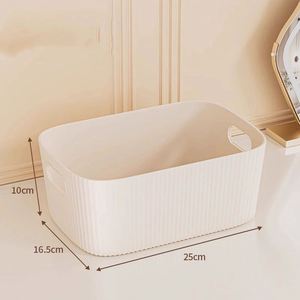 Caja Organizadora Rectangular de Plástico para Escritorio, Cesta de Almacenamiento para Baño, Cocina, Cosméticos, Artículos Diversos, Refrigerios, Juguetes - Product Image 4