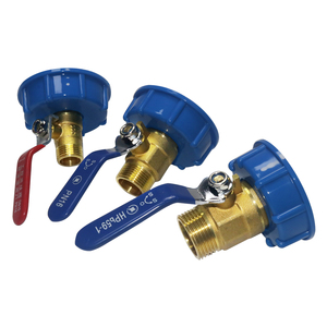 G1'' 3/4 ''1/2'' IBC S60 * 6 Adaptateur <span class=keywords><strong>de</strong></span> réservoir d'<span class=keywords><strong>eau</strong></span> 2 ''Ensemble <span class=keywords><strong>de</strong></span> robinets à bille en cuivre Connecteur d'<span class=keywords><strong>eau</strong></span> <span class=keywords><strong>de</strong></span> jardin Vanne <span class=keywords><strong>de</strong></span> robinet <span class=keywords><strong>de</strong></span> seau d'<span class=keywords><strong>eau</strong></span> <span class=keywords><strong>de</strong></span> <span class=keywords><strong>pluie</strong></span> - Product Image 2