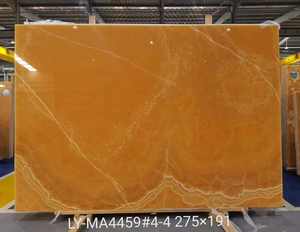 لوح من حجر العقيق الأصفر والبلاط والرخام لضوء الجدران رخام النمر تصميم جديد حجر رخام العقيق الأصفر - Product Image 6