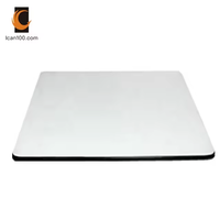 Ensemble de table à manger pliable Table de patio pliante moderne en aluminium HPL blanc Table à manger d'extérieur pour café