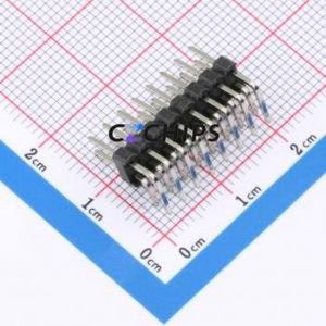 A254AD-WS08P-PC030 Pin Header Bent Lead Through Hole,P=2.54mm Connector 2x8P Square Hole Double Row 16P - Product Image 2