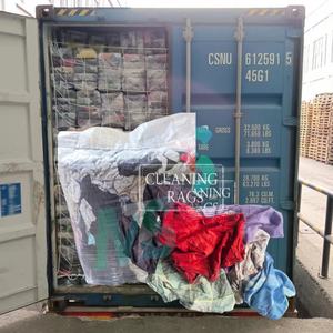 Chiffons de nettoyage industriels en coton coloré Trapo usagés, chiffons de nettoyage en coton de haute qualité, chiffons de nettoyage marins - Product Image 1