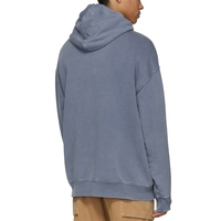 Sweat-shirts à capuche en coton 100% de haute qualité, 460 grammes, style décontracté ample, couleur unie, tricotés, avec logo personnalisé en gros