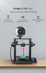 Creality Ender 3 V2 Neo <span class=keywords><strong>3D</strong></span> Máy In Với Cr Cảm Ứng Dễ Dàng Lắp Ráp Thông Minh UI - Product Image 4