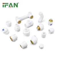 IFAN Offre Spéciale matériaux de plomberie tuyau en polypropylène PPR fil de couleur personnalisé connecter filetage mâle femelle raccords PPR égaux