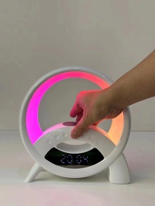 15W RGB Light Wireless White Noise Songs con reloj Alarma <span class=keywords><strong>de</strong></span> tiempo Carga inalámbrica Altavoz Bluetooth - Product Image 2