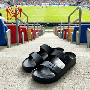 Chanclas duraderas de EVA con dos bandas ajustables, colores personalizados, soporte para el arco del pie y suela acolchada para interiores y exteriores. - Product Image 5