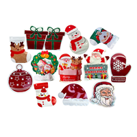 Emballage de friandises pour fête de Noël avec poignée, fermeture magnétique, carton alimentaire, doublure en éponge, pelliculage mat