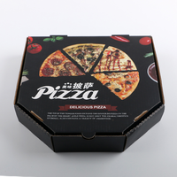 Boîte à pizza personnalisée vente en gros 6 10 12 14 16 pouces boîte de livraison de pizza boîte d'emballage d'approvisionnement d'usine