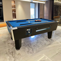 Table de billard à monnayeur en MDF, tailles 7FT et 8FT, avec différents tapis de billard, prix direct usine, nouvelle arrivée, en vente