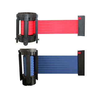 Barrière de ceinture en plastique rétractable Traust Stanchion <span class=keywords><strong>Cassette</strong></span> Foule Contrôle Queue Post - Product Image 1