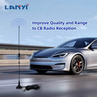 Antenne multibande Lanyi LY-X0102 GSM GPRS 2G à ventouse, polarisation verticale 868 MHz, 850/900/1800/1900 MHz, 3dBi - Femelle