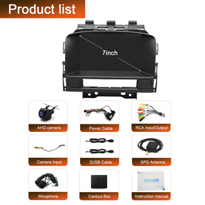 Autoradio Android 14 avec CarPlay 7 pouces pour Buick Excelle Vauxhall <span class=keywords><strong>Astra</strong></span>/Opel <span class=keywords><strong>Astra</strong></span> 2010-2014, caméra de recul AHD, lecteur DVD 64 Go - Product Image 2