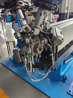 Ligne de coextrusion à trois couches pour câbles coaxiaux et RF
