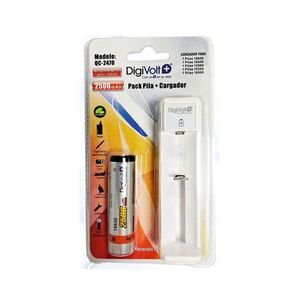 ชุดชาร์จแบตเตอรี่ดิจิวอลท์ 18650 ความจุ 2500mAh สำหรับเซลล์ 18650 - Product Image 1