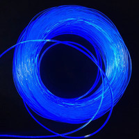 Cordon lumineux à fibres optiques à éclairage latéral LED PMMA, étanche et économe en énergie, avec service OEM/ODM