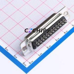 D-SUB-25F-HJBJ D-Sub/VGA Connector Through hole Component (THT) Connector ( Total Number of PINs: 25P ) - Product Image 2