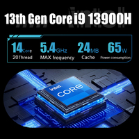 TOPC Factory Direct I9-13900H Mini PC Nieuw 2xLAN 2xDDR4 2xNVMe Desktop Gaming Computer met WiFi6E en Amerikaanse stekker
