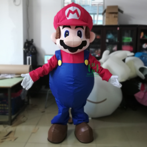 Personnage de dessin animé adulte taille personnalisée quantité minimale de commande 1 pièce <span class=keywords><strong>Mario</strong></span> peluche mascotte costume - Product Image 2