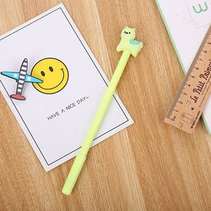Korea Creative School Stationery Lovely Kawaii Alpaca Cute 0.5mm Plastic Gel Pen for <b>Kids</b> - Product Image 4