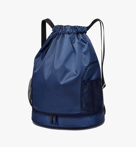 New Design Wet Dry Separation Custom Logo Sports <b>Drawstring</b> Gym Bag Pouch <b>Drawstring</b> <b>Backpack</b> with Logo for Swimming Beach - Product Image 5