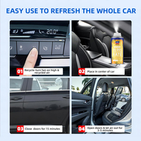 Désodorisant pour voiture, spray éliminateur d'odeurs, élimination puissante des odeurs, antibactérien, désodorisant pour l'intérieur de la voiture
