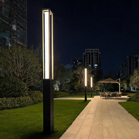Luces LED de Jardín de Estilo Simple, Ahorro de Energía, Resistentes al Agua con Clasificación IP65, AC 85-265V, Material de Aluminio, 30W, Luces de Calle para Exteriores