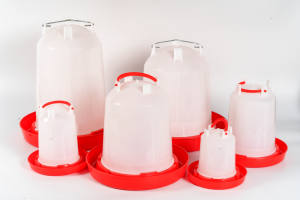 Ember Unggas Plastik Peralatan Pemberi Makan Unggas Ayam Minuman Pengumpan dan Air - Product Image 3