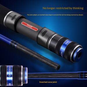 Canne à pêche JIEN Diaoshi Ni Carbon Nouvelle Génération TLSJ Hard Tune Slow Jig avec poignées droites et crosse pour la pêche à la truite en eau salée - Product Image 2