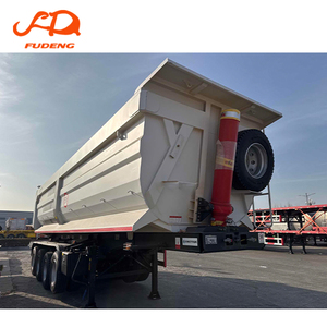 Semi-remorque benne basculante 60 tonnes <span class=keywords><strong>à</strong></span> vendre, 3 essieux, châssis renforcé pour le transport de terre en zone montagneuse - Product Image 6