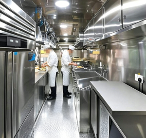 Remolque <span class=keywords><strong>de</strong></span> Comida Móvil Cuadrado <span class=keywords><strong>de</strong></span> Aluminio con Escalón <span class=keywords><strong>de</strong></span> Servicio, Cocina Comercial Totalmente Equipada, 1 Año <span class=keywords><strong>de</strong></span> Garantía para Venta <span class=keywords><strong>de</strong></span> Comida Rápida en la Calle - Product Image 5