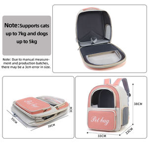 Kediler köpekler için özelleştirilmiş su geçirmez sırt çantası evcil hayvan taşıyıcı <span class=keywords><strong>Pet</strong></span> seyahat taşıyıcısı çanta - Product Image 4