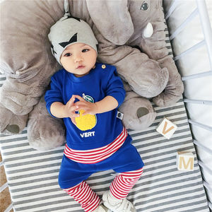 Conjunto Casual de Dos Piezas para Bebé con Diseño de Moda Coreana de Última Tendencia, Apto para Otoño e Invierno - Product Image 4