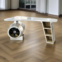 Aluminium rétro industriel pour chaise avec moteur d'avion Design pour salon, bureau ou hôtel Couleur personnalisée