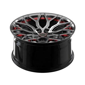 Rueda Forjada Personalizada de Aleación de Aluminio de 19 y 20 Pulgadas 5x100 5x108 5x112 5x114.3 5x115 5x120 5x127 Mustang Volkswagen <span class=keywords><strong>Golf</strong></span> Hellcat Camaro - Product Image 3