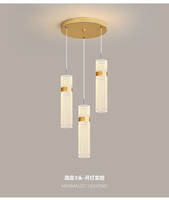 Lustre de bar de chambre à coucher au design classique, luminaire de luxe pour réception, décoration avec cadre en fer et abat-jour en cristal, LED à intensité variable