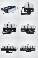 L'aéroport de poteau de football du haut mât IP65 a mené la lumière d'inondation 50w 100w 150w 200w 250w 300w Tunnel mené la lumière de module